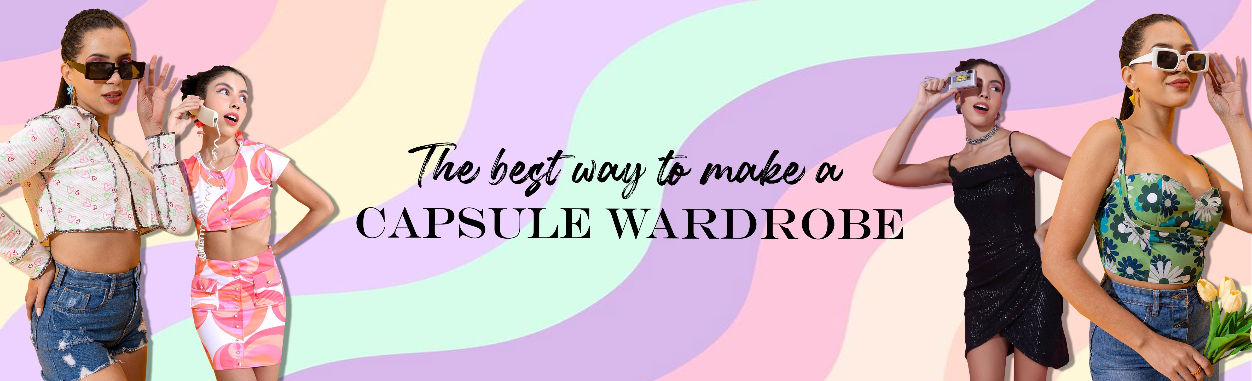 The best way to make a capsule wardrobe