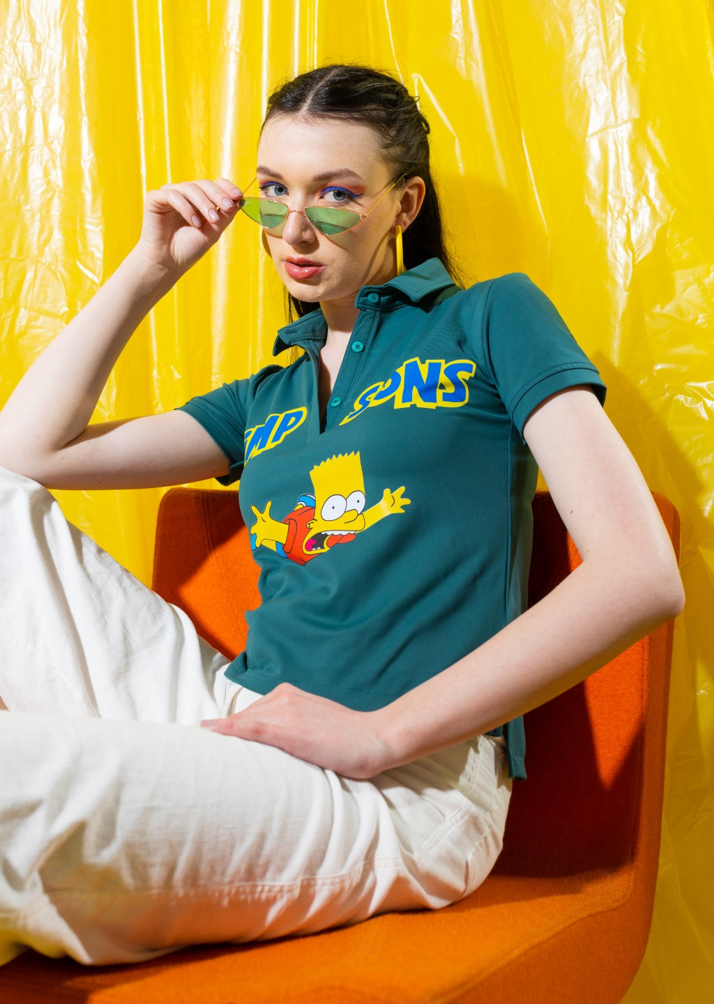 Simpsons Graphic Polo T-Shirt