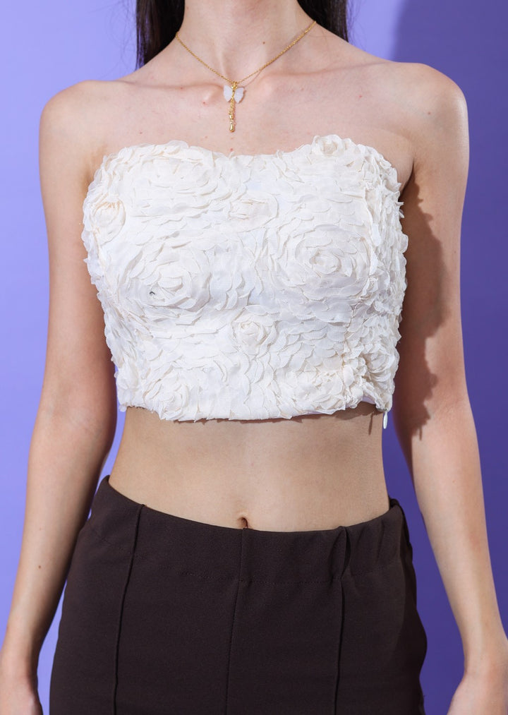 Lily Tube Top in White