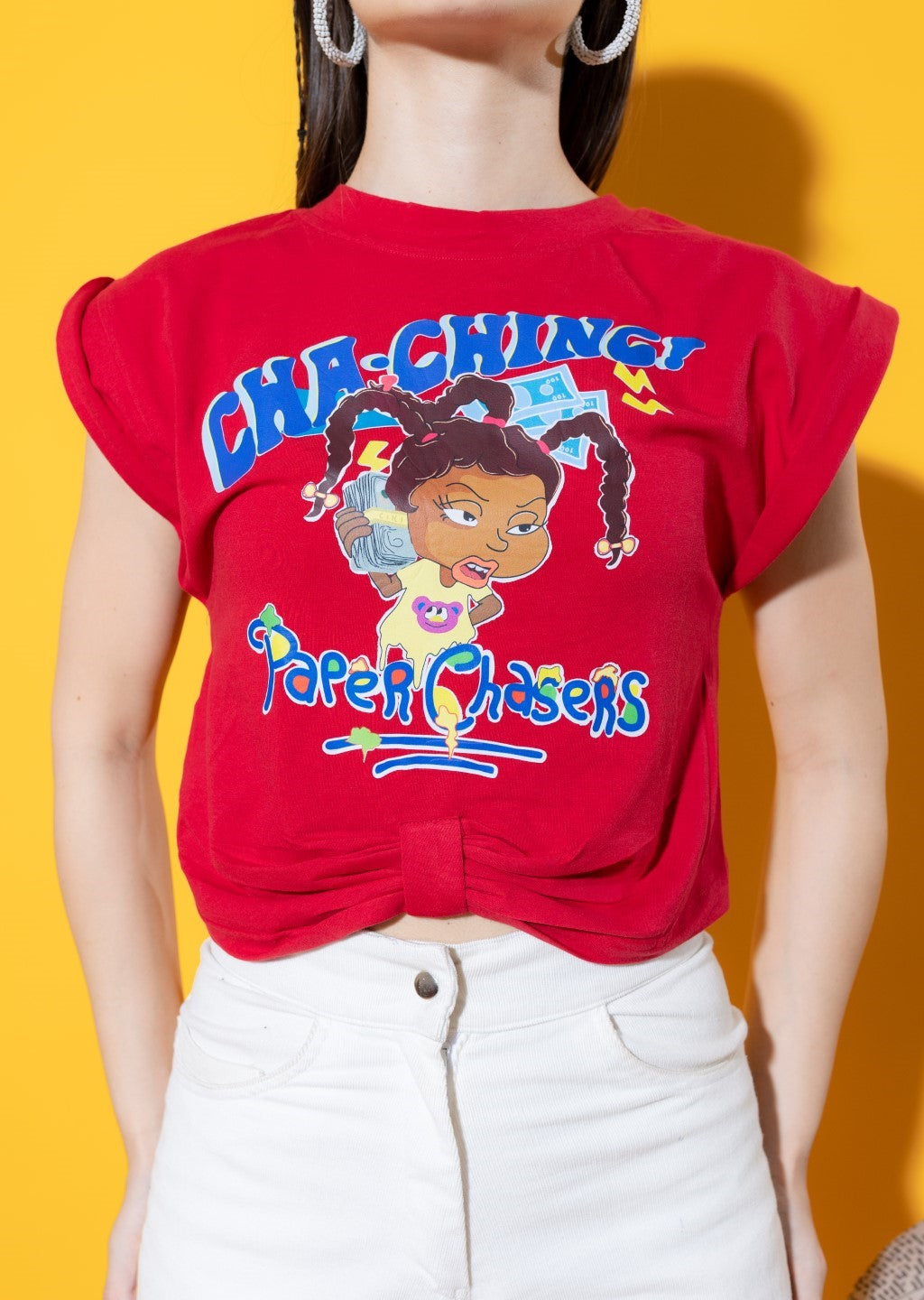 Paper Chasers Graphic Crop Top