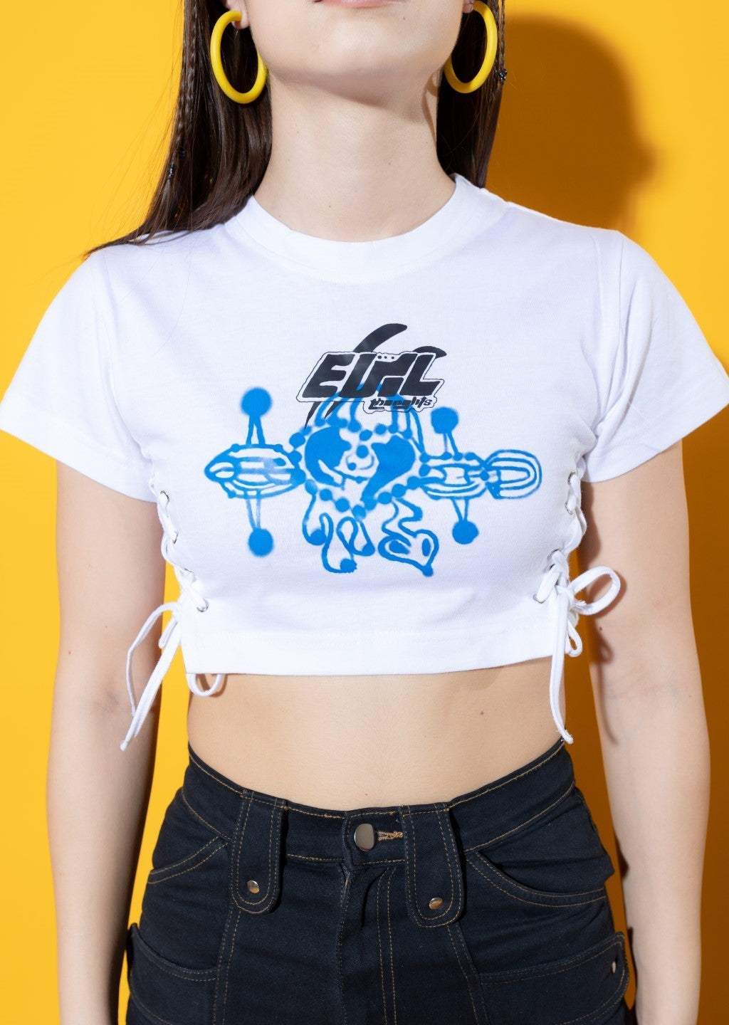 Alluring Thoughts Tie Up Crop Top