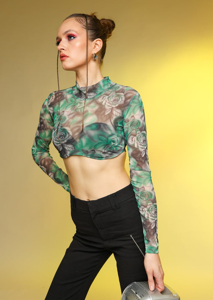 Forest Hues Full Sleeve Top