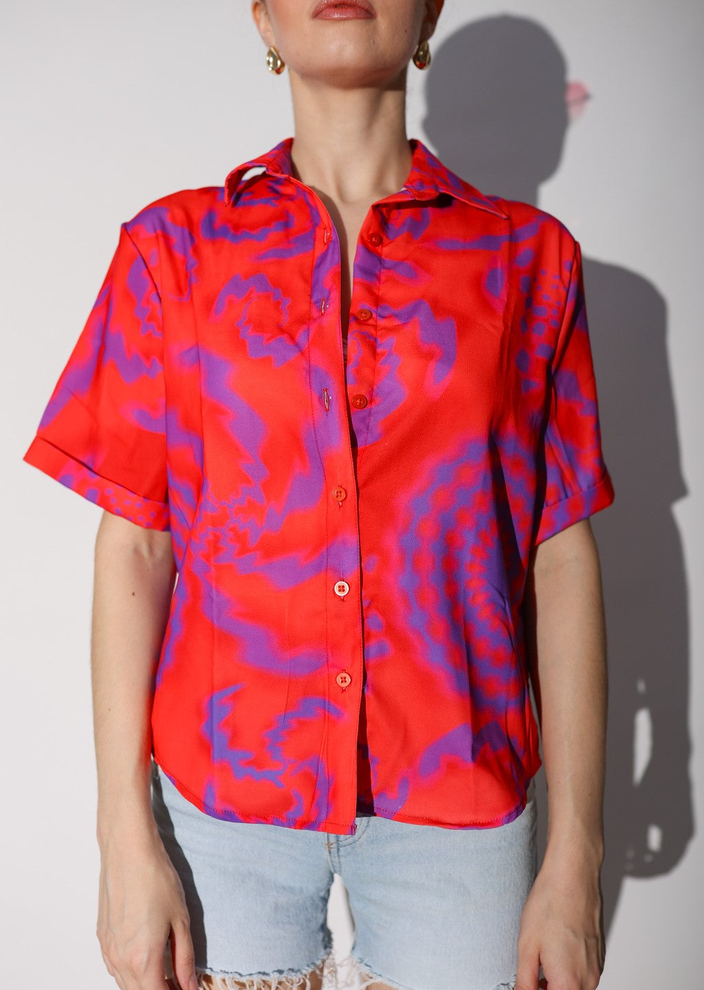 Make Waves Printed Shirt in Multicolour