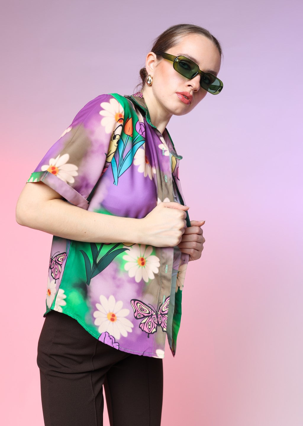 Butterfly and Breeze Printed Shirt