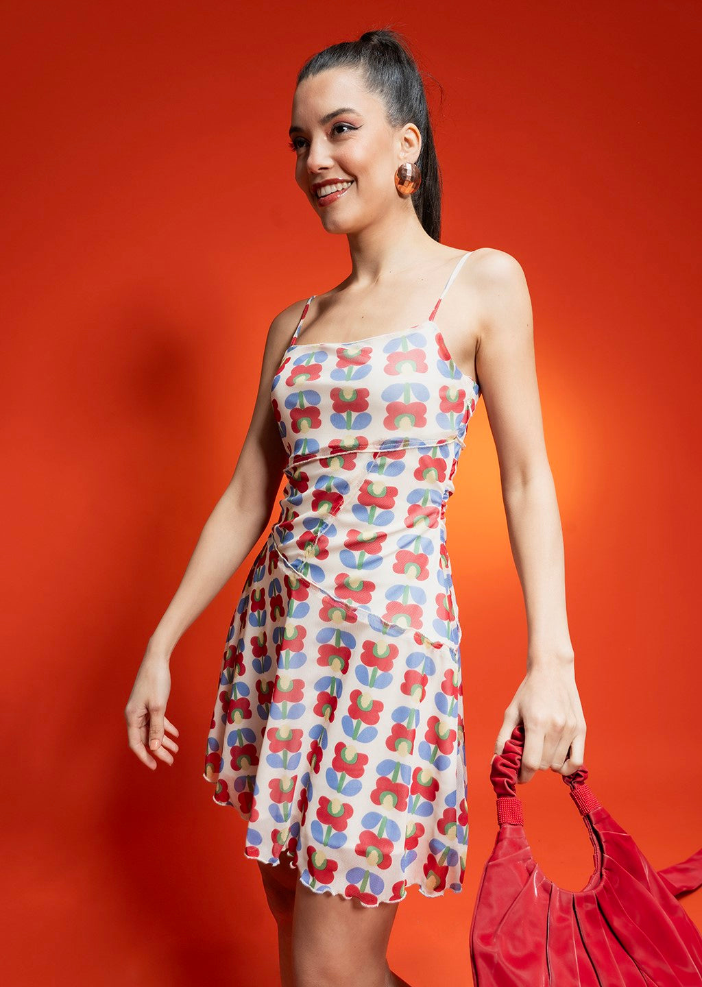 Celena Shoulder Strap Mini Dress