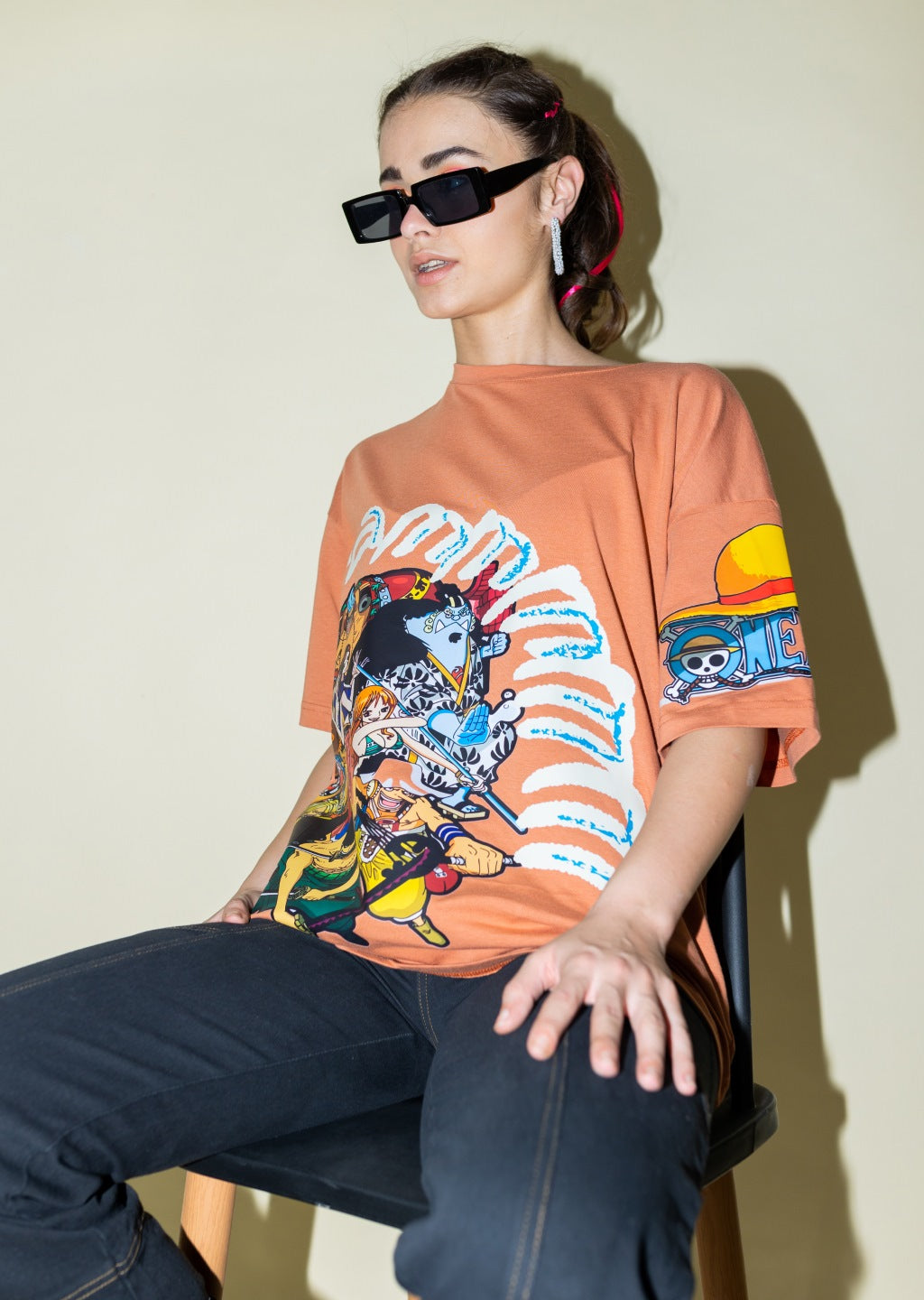 One Piece Graphic Oversized T-Shirt