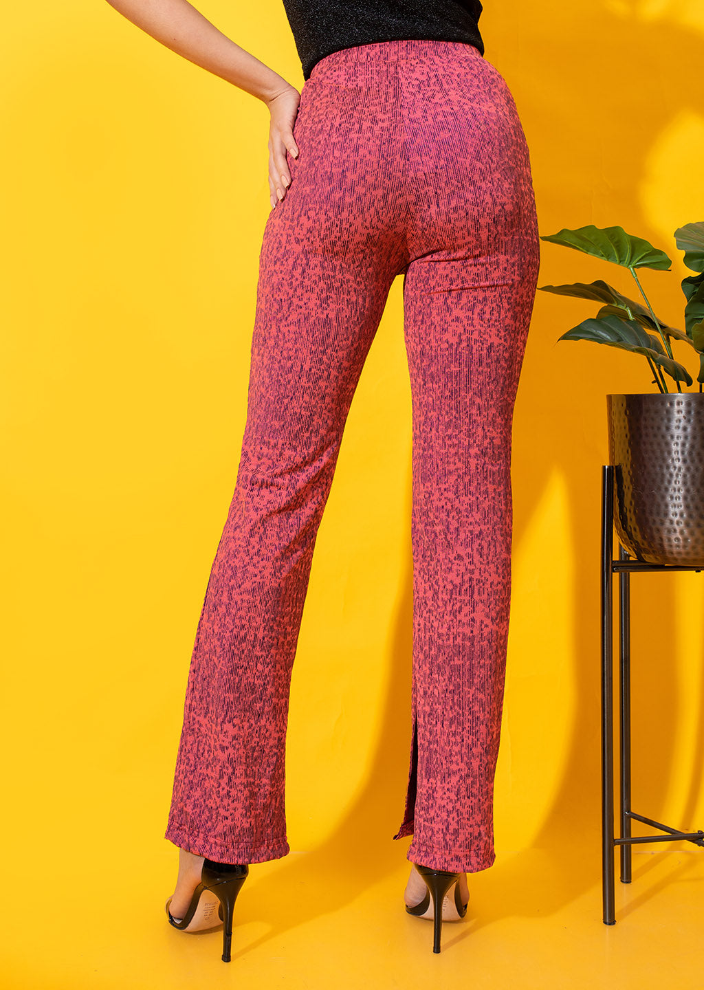 women printed pants