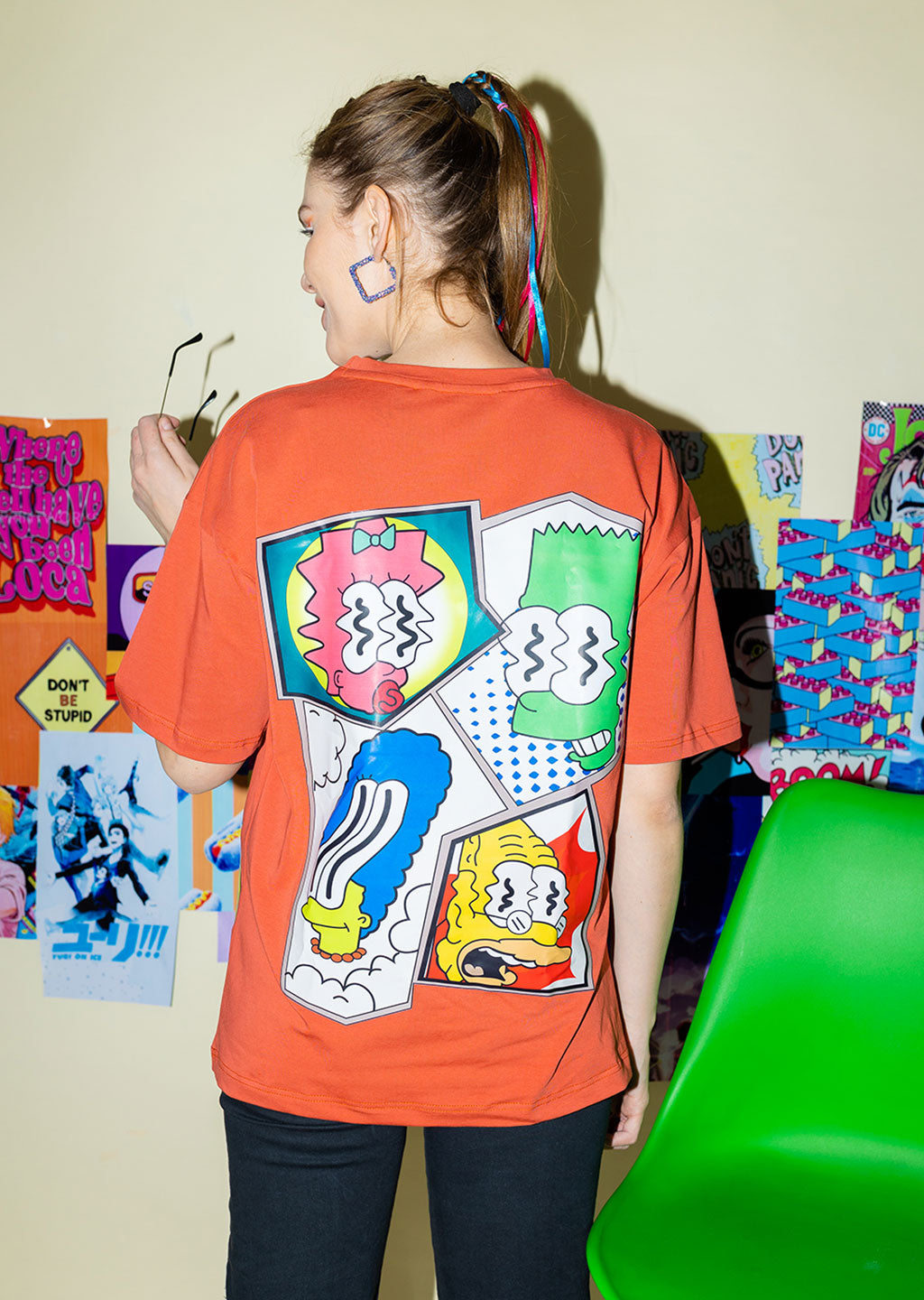 Simpsons Graphic Oversized T-Shirt